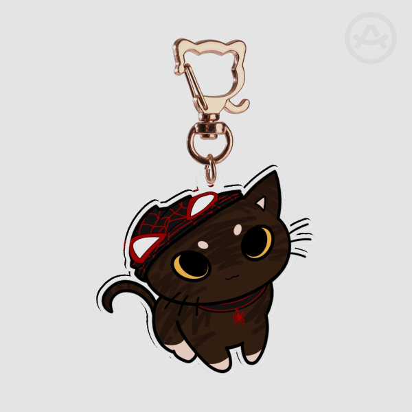 Spider-Kitty Keychain (Miles)