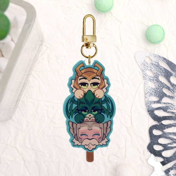 The Oddinson’s team-up lollipop! Keychain