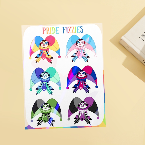 Pride Fizzies Stickers Sheet🌈
