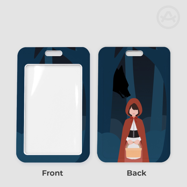 Wolf Series | Red Riding Hood - Id Card Holder