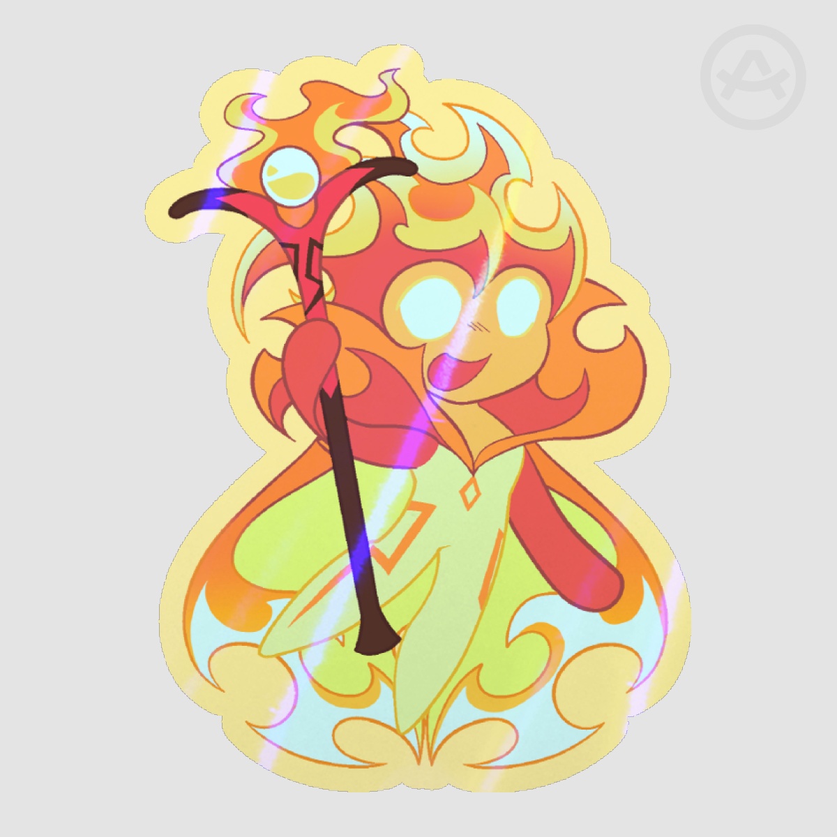 Fire Spirit — Lord of Flame Die Cut Stickers