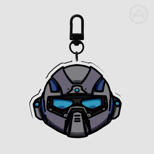 Anthony Carmine Clear Acrylic Keychains