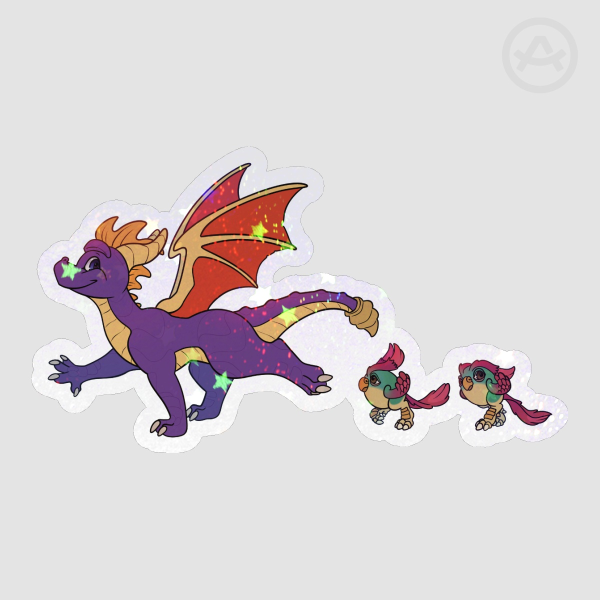 Limited Edition - Spyro and Friends | Holo Sticker