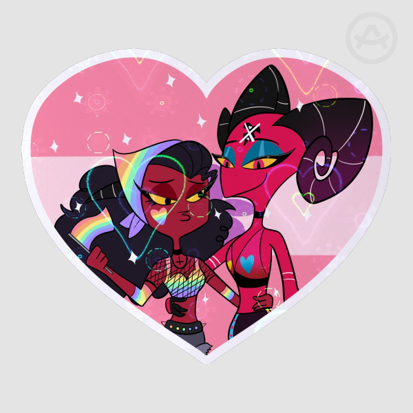 Barbie and Kendra Pride Sticker