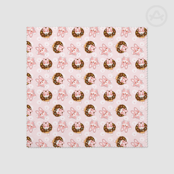 Latte Donut Cloth