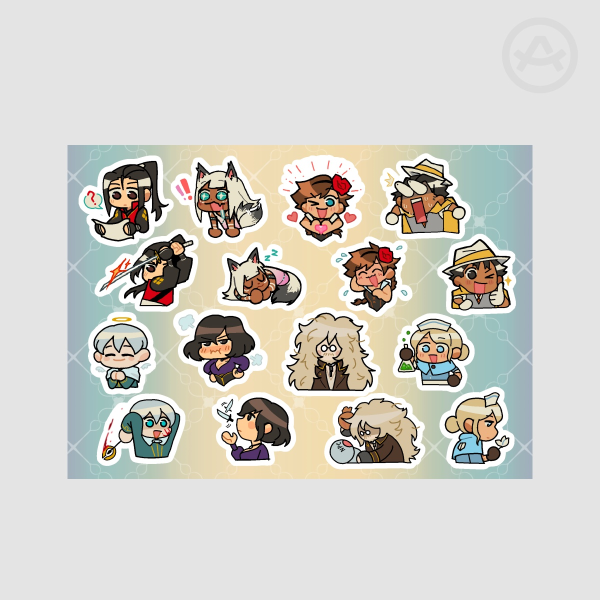 OCTOPATH TRAVELER II Sticker Sheet