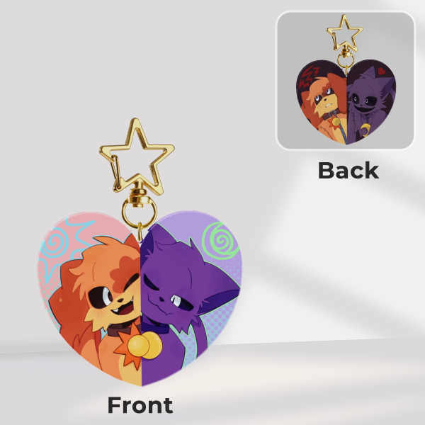 CatNap & DogDay | Double-sided Full Bleed Acrylic Keychain