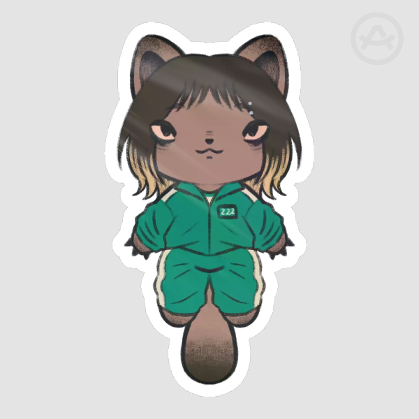 Yun-hee Cat Die Cut Stickers