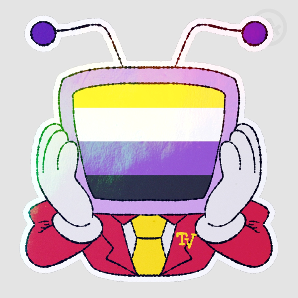 Tenna Pride Sticker - Nonbinary