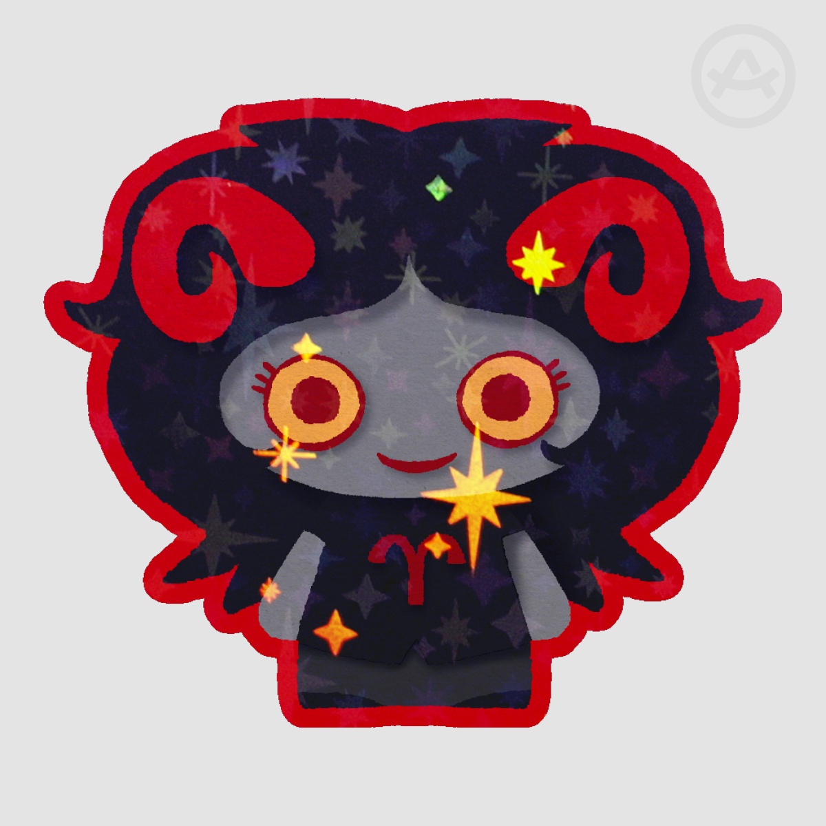 Aradia Glitter Sticker