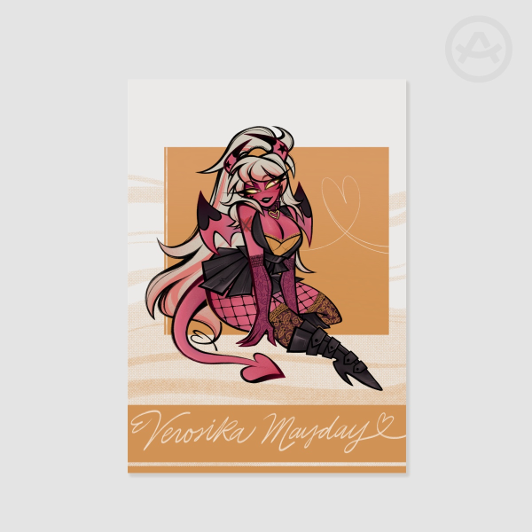 Leather & Lace Verosika - Poster Print