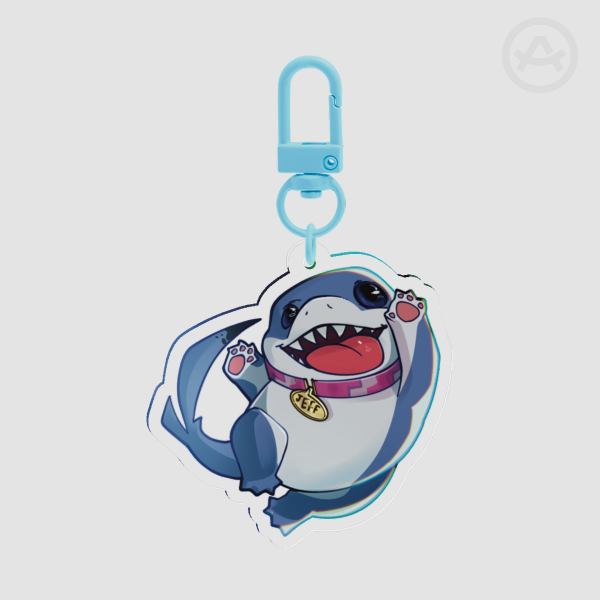 Jeff the Landshark - Acrylic Keychain