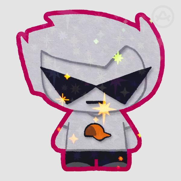 Dirk Glitter Sticker