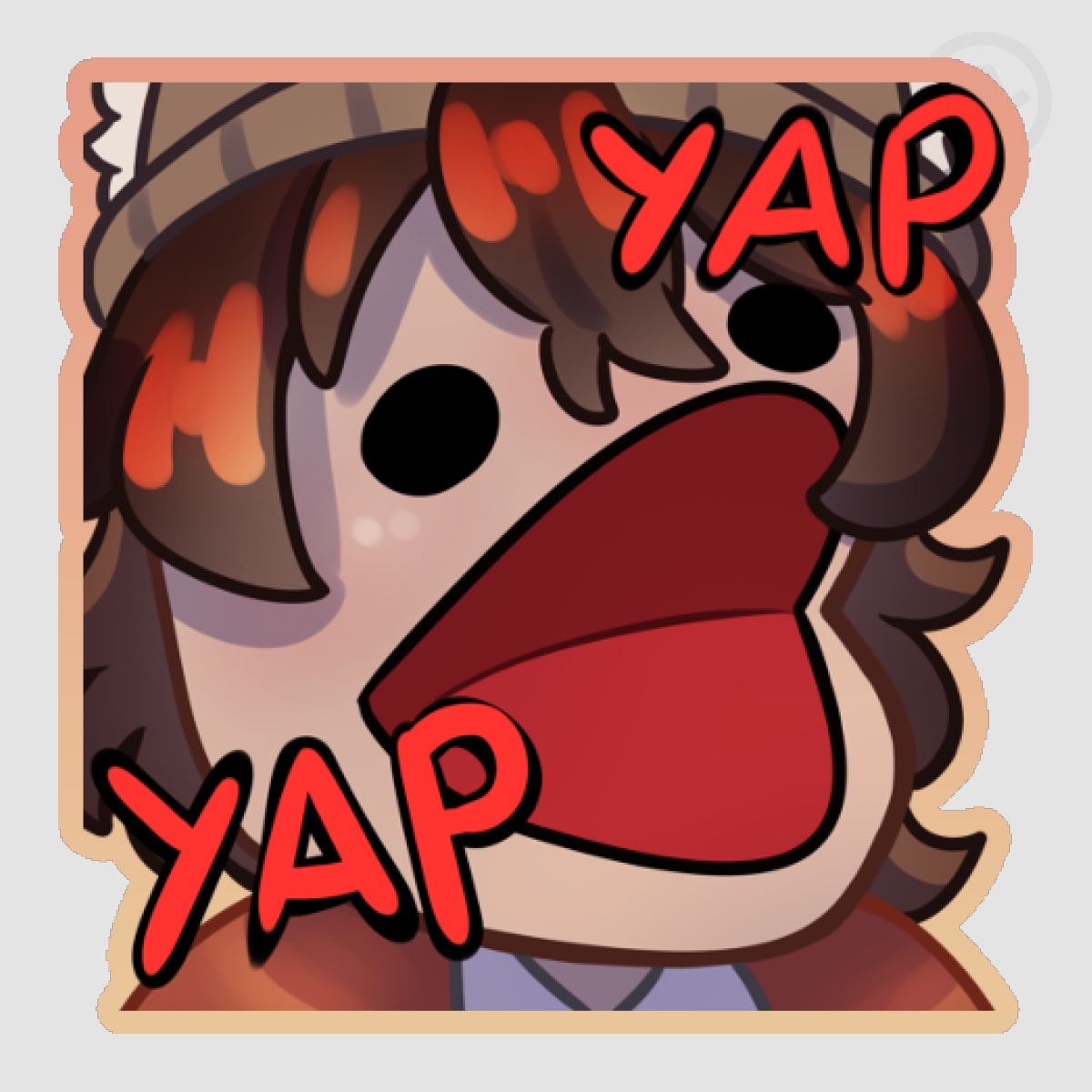 Chitchat Yaps "Yapper" Sticker