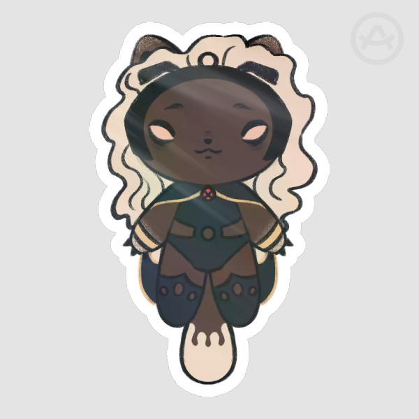 Storm Cat Die Cut Stickers