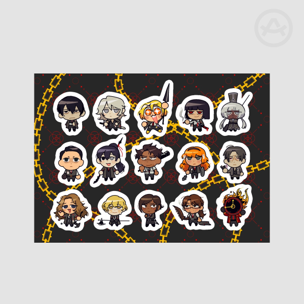 Limbus Company Stickers Sheet
