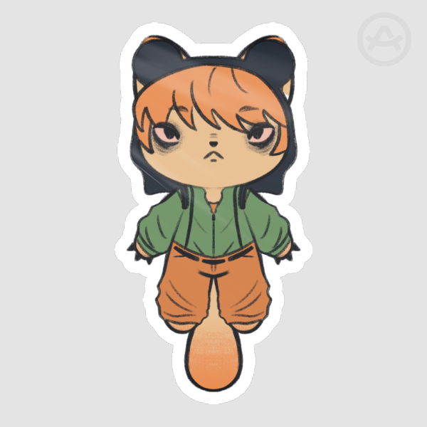 Robert Cat Die Cut Stickers