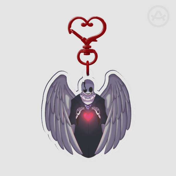 Gaster Angel Acrylic Keychain