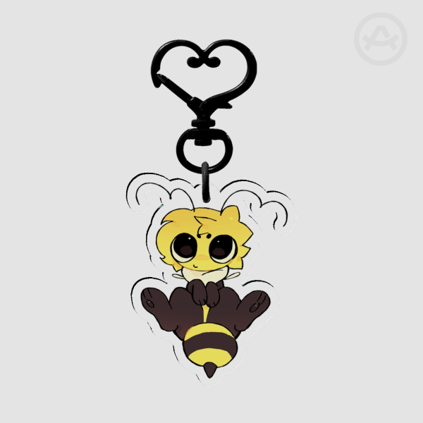 Barpy Paws Acrylic Keychain