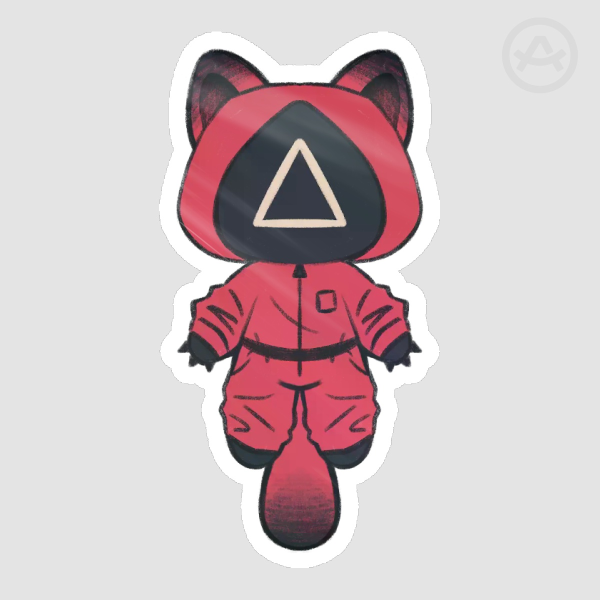 Soldier Cat Die Cut Stickers