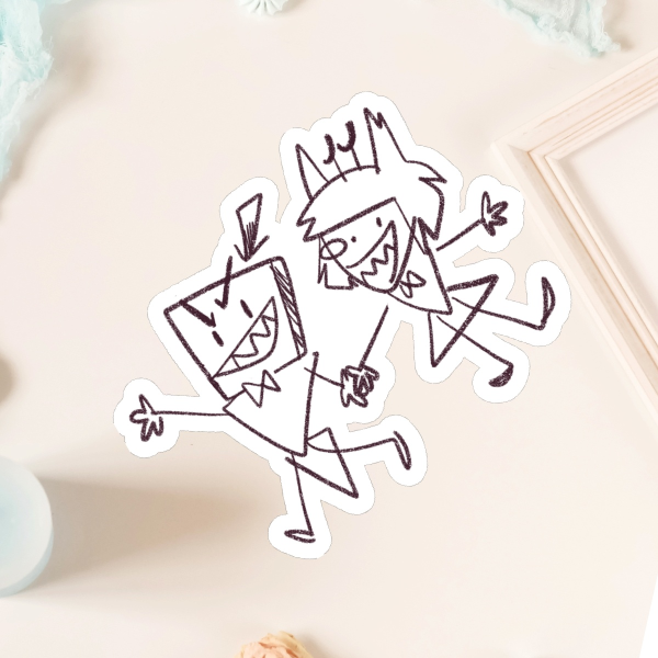 Chaosduo Doodle Sticker