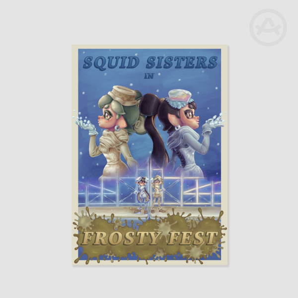 Squid Sisters Frosty Fest Poster