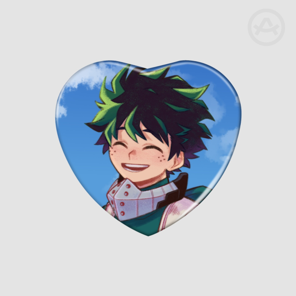 Izuku Midoriya | Heart Shaped Pin