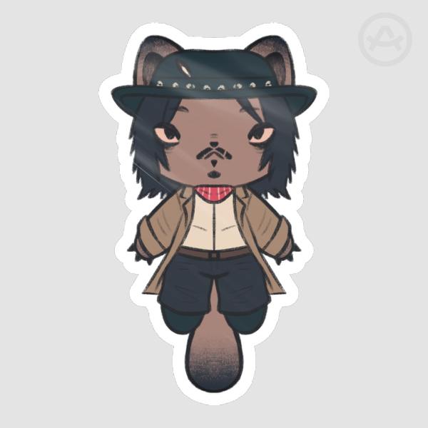 Jack Cat Die Cut Stickers