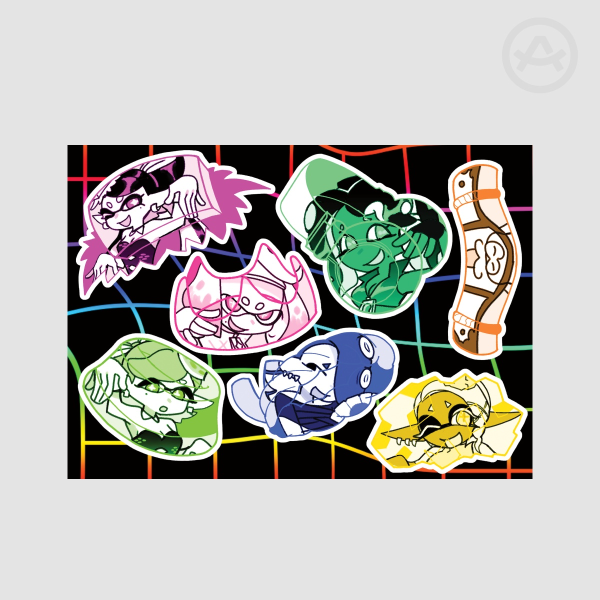 Splatoon Sticker Sheet