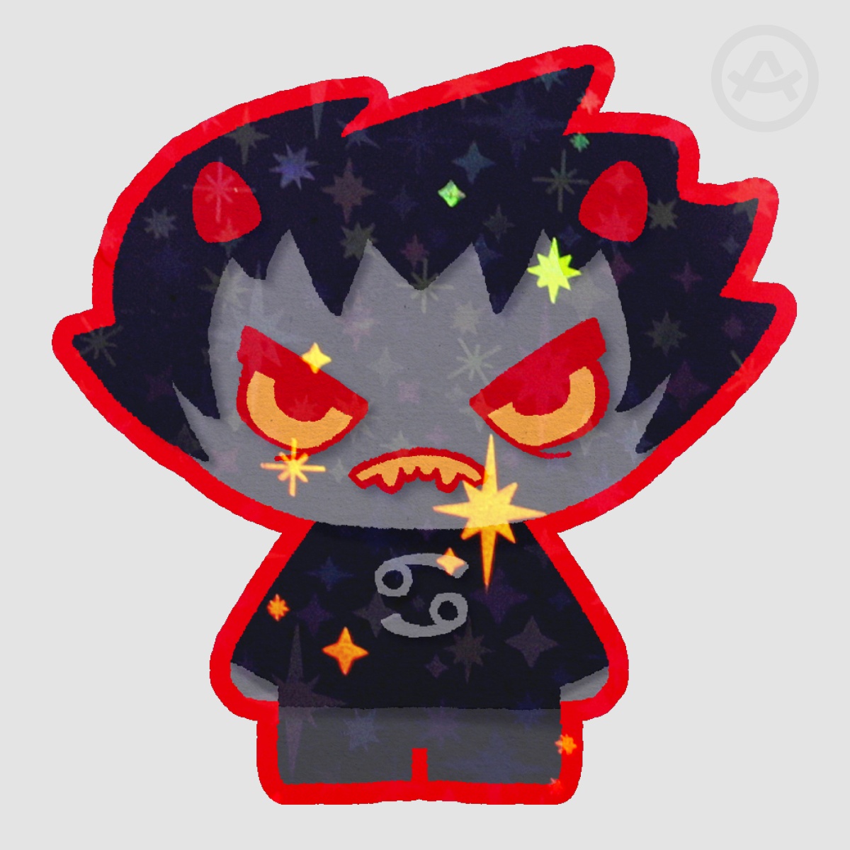 Karkat Glitter Sticker