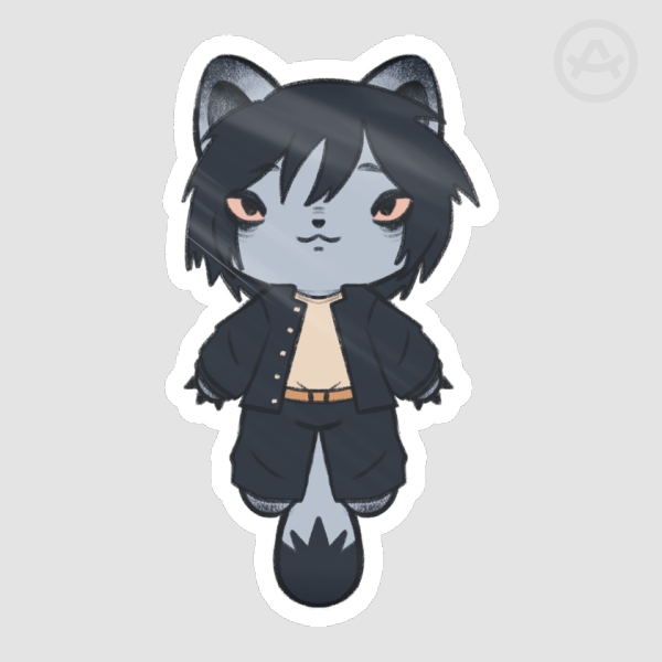 Satoru Cat Die Cut Stickers