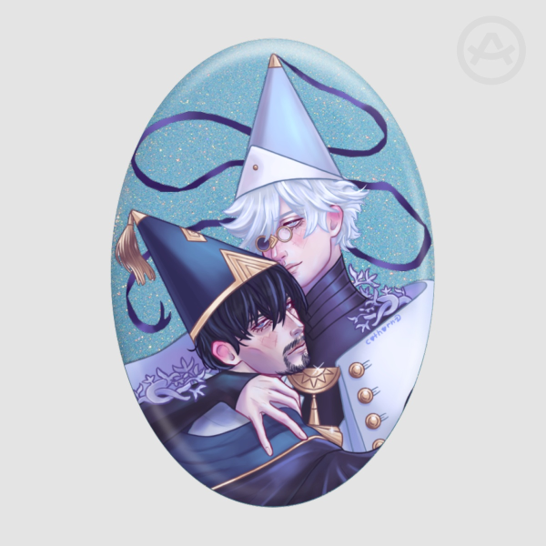 Orufrey Witch Hat Atelier oval badge<3