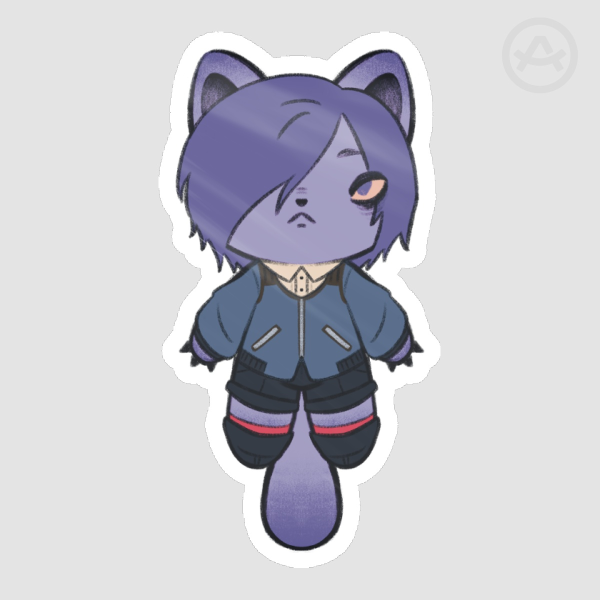 Touka Cat Die Cut Stickers