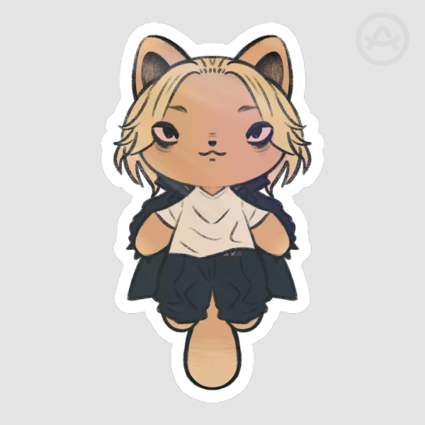 Mikey Cat Die Cut Stickers