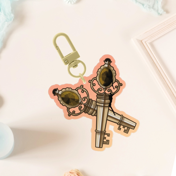 Savanaclaw Colored Edge Acrylic Keychains