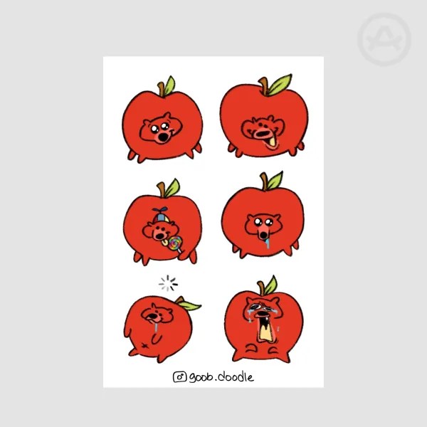 SILLY STICKERS! Set 1