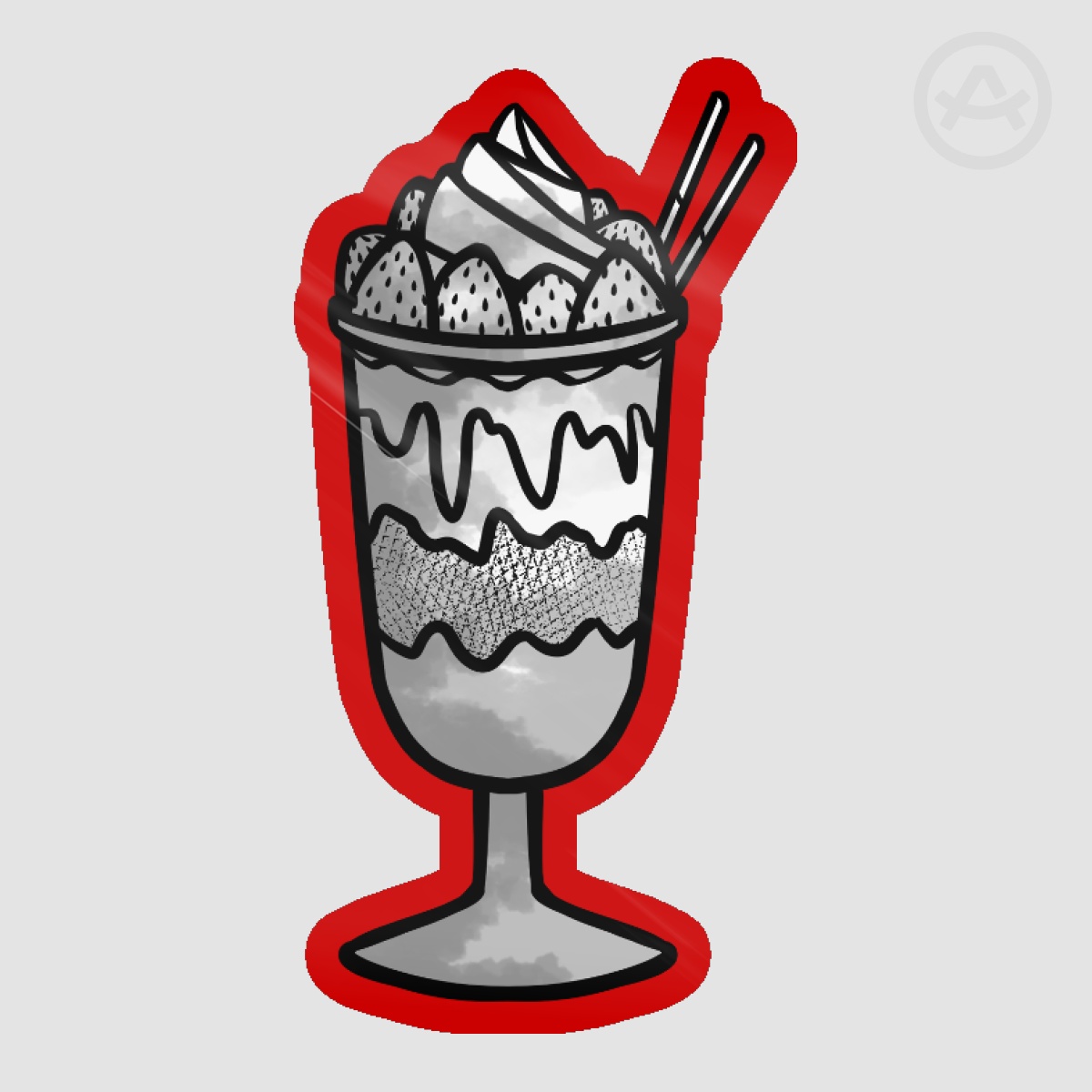 Slow Damage Parfait Stickers