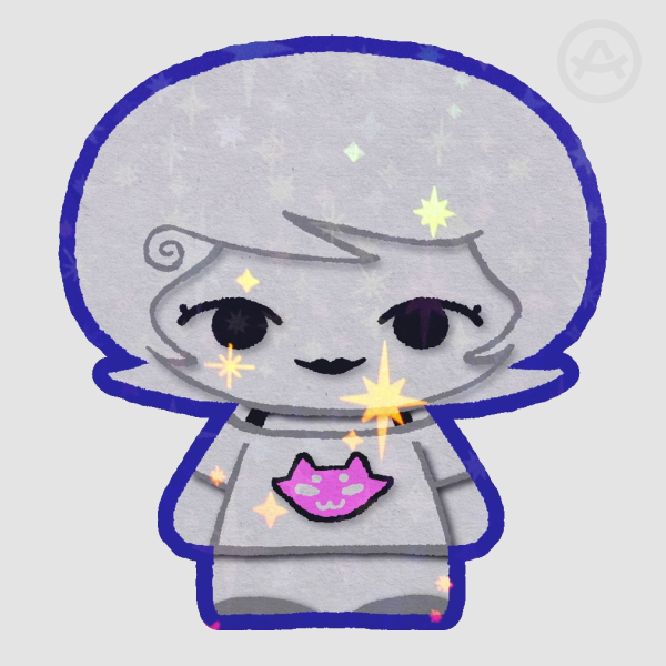 Roxy Glitter Sticker