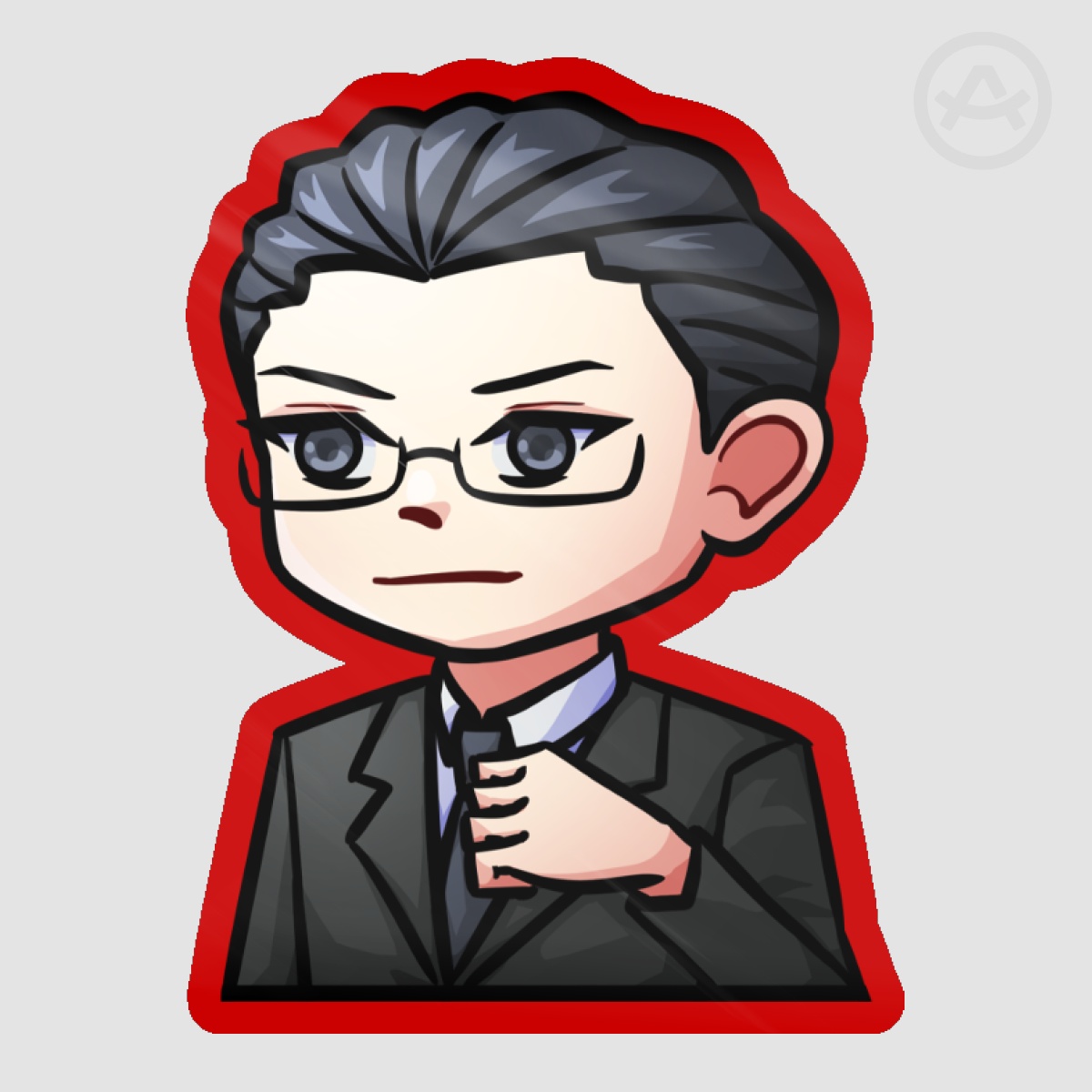 Slow Damage Fujieda (suit) Stickers