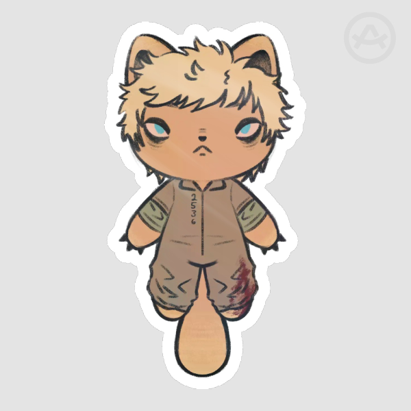 Waylon Park Cat Die Cut Stickers