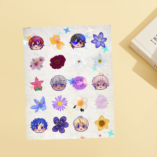 Holostars JP 1/2 - Stickersheet - Stars Cafecito 2026