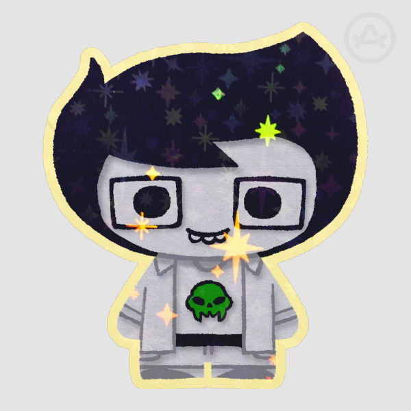 Jake Glitter Sticker