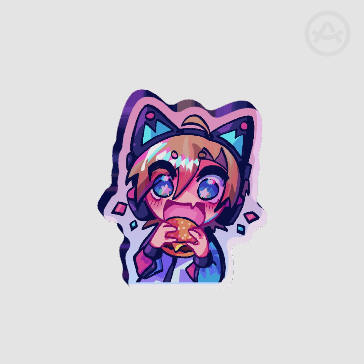 Feinberg Cyber Cat Thick Acrylic Stand