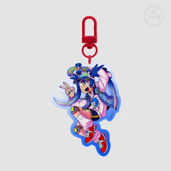 Hatsune Miku Project ONSOKU: Sai Love Jinsei Runner keychain