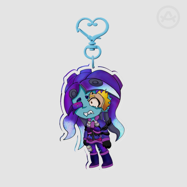 Rangda IMPACTED Acrylic Keychain