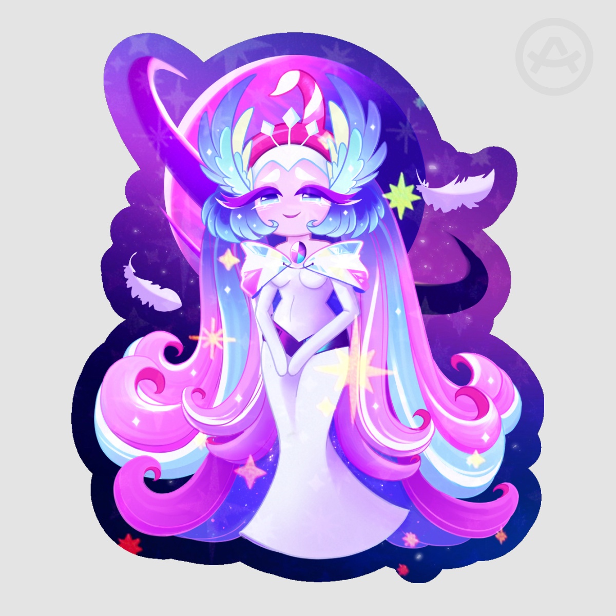 Sugar swan sticker
