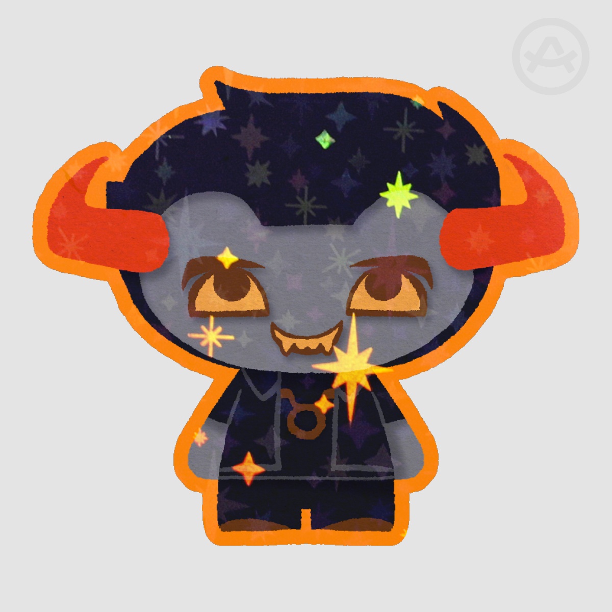 Tavros Glitter Sticker