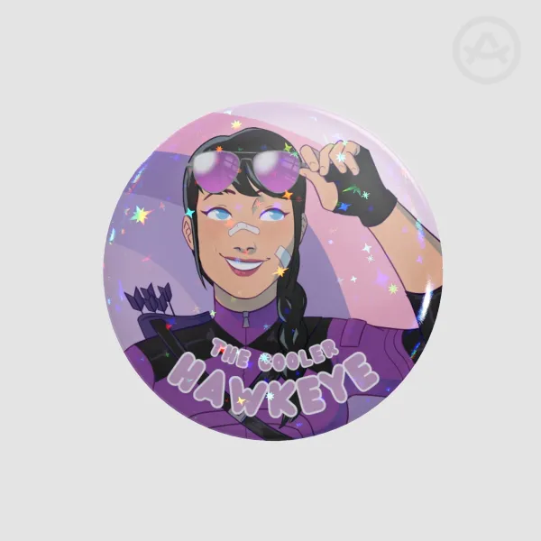 Cooler Hawkeye (Button Pins)