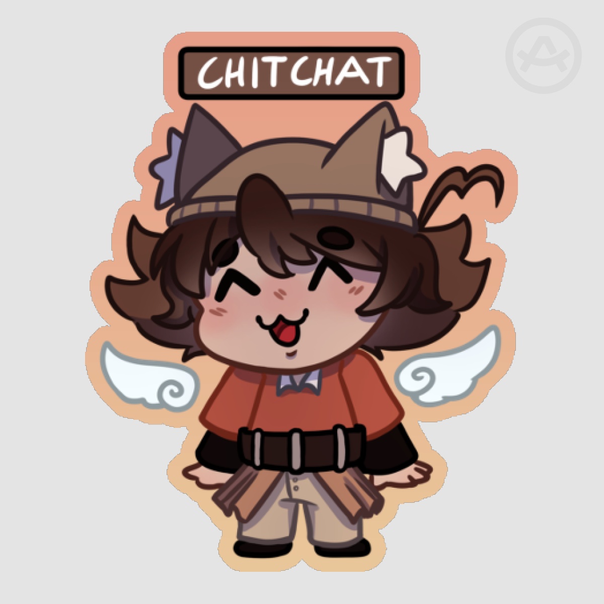 Chitchat Yaps "Chitchat!" Sticker