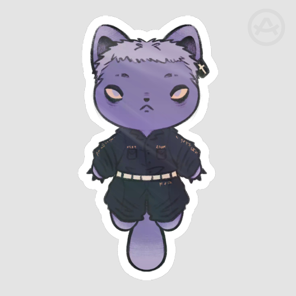 Mitsuya Cat Die Cut Stickers